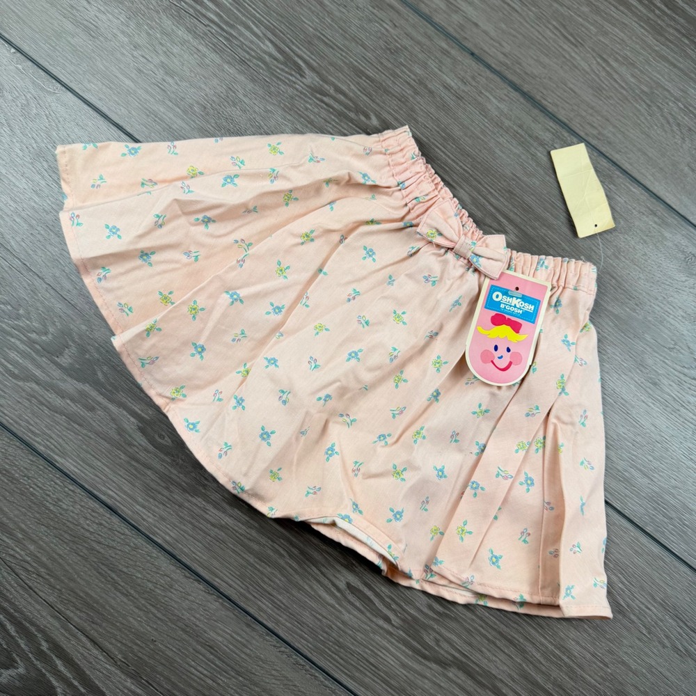 OshKosh B'Gosh Girls Skirt Vintage Floral Pink 3T